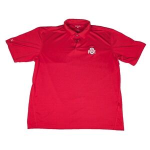 Ohio State Buckeyes | Antigua‎ | Scarlet Polo Shirt | Mens | Team Shirt | L